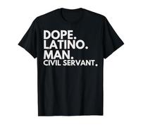 Dope Latino Man Civil Servant Latin Heritage Hispanic Pride Value Graphic T-Shirt, Men, Black, XL