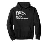 Dope Latino Man Data Engineer Latin Heritage Hispanic Pride Pullover Hoodie
