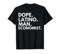 Dope Latino Man Economist Latin Heritage Hispanic Pride Value Graphic T-Shirt, Men, Black, S