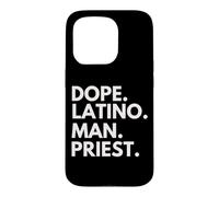 Dope Latino Man Priest Latin Heritage Hispanic Pride Case for iPhone 15 Pro