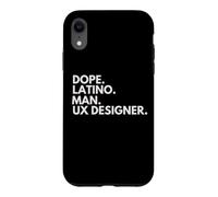 Dope Latino Man UX Designer Latin Heritage Hispanic Pride Case for iPhone XR
