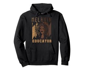 Dope Melanin Teacher Black Teachers Dope Black Educators Pullover Hoodie