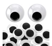 DOPENSPI 20PCS Large Wiggle Eyes, 2 Inch Googly Eyes for Crafts Self Adhesive Round Wiggle Eye for DIY Crafts Handmade Decoration