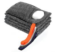 DOPENSPI 5PCS Soap Bags, Exfoliating Soap Bag Bar Soaps Pouch Soaps Saver Bag Quick Dry Body Scrubber Bath Sponge for Shower Bath Travel Home