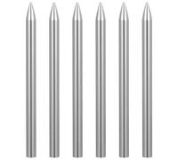 DOPENSPI 6PCS 550 Paracord Needle, Stainless Steel Paracord Fids Lacing Stitching Weaving Needles Type III Parachute Paracords Tools Lacing Needle Paracords Accessories Outdoor Smoothing Tool