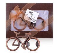 DOPENSPI Vintage Bicycle Bottle Opener, Stainless Steel Beer Opener Gift Bicycle Decor Cycling Gifts for Birthday Christmas Men Dad Husband Boyfriend