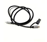 Dopesplay 2 in 1 USB-C/USB-A to USB-C Cable, Support Video, 60Hz, Compatible with Monitor Tablet IPhone 15 Pro Max iPad Pro MacBook Galaxy S24