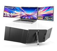 Dopesplay Laptop Screen Extender, 1200P FHD IPS Laptop Monitor Extender, Triple Dual Screen Monitore Compatible with Windows Mac Android Chrome Fits 13-17" Laptops
