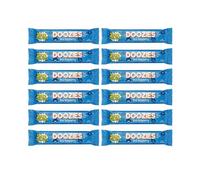 Dopey Heads | Doozies | Sour Chewy and Stretchy Bar | Vegetarian | HALAL | Blue Raspberry | Chewy and Stretchy | 20g (0.71oz) Each | Pack of 12 | Weight 240g (Blue-Raspberry)