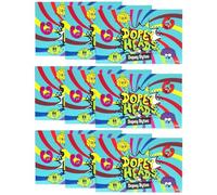 Dopey Heads | Dopey Bytes | HALAL | Assorted Bytes | Crunchy Bytes | Assorted Flavour | Theatre Box | Assorted Candy | Tiny Candy | Pack of 9 | Weight 140g (4.93 oz) Each - Assorted