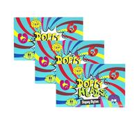 Dopey Heads | Dopey Bytes | HALAL | Crunchy Bytes | Assorted Flavour | Theatre Box | Crunchy Candy | Tiny Candy | Pack of 3 | Weight 140g (4.93 oz) Each - Assorted