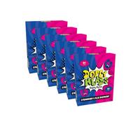 Dopey Heads | Dopey Bytes | HALAL | Crunchy Bytes | Blue Raspberry | Strawberry | Tiny Candy | Pack of 6 | Weight 40g (1.41 oz) Each - Strawberry & Blue Raspberry