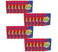 Dopey Heads | Dopey Bytes | HALAL | Crunchy Bytes | Blue Raspberry | Tropical | Tiny Candy | Pack of 24 | Weight 40g (1.41 oz) Each - Blue Raspberry & Tropical