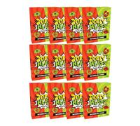 Dopey Heads | Dopey Bytes | HALAL | Crunchy Bytes | Watermelon | Cherry | Tiny Candy | Pack of 12 | Weight 40g (1.41 oz) Each - Watermelon & Cherry
