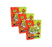 Dopey Heads | Dopey Bytes | HALAL | Crunchy Bytes | Watermelon | Cherry | Tiny Candy | Pack of 3 | Weight 40g (1.41 oz) Each - Watermelon & Cherry