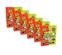 Dopey Heads | Dopey Bytes | HALAL | Crunchy Bytes | Watermelon | Cherry | Tiny Candy | Pack of 6 | Weight 40g (1.41 oz) Each - Watermelon & Cherry