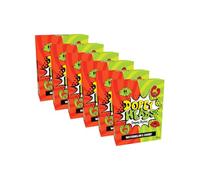 Dopey Heads | Dopey Bytes | HALAL | Crunchy Bytes | Watermelon | Cherry | Tiny Candy | Pack of 6 | Weight 40g (1.41 oz) Each - Watermelon & Cherry