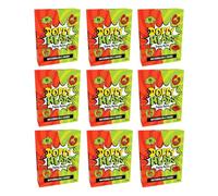Dopey Heads | Dopey Bytes | HALAL | Crunchy Bytes | Watermelon | Cherry | Tiny Candy | Pack of 9 | Weight 40g (1.41 oz) Each - Watermelon & Cherry
