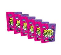 Dopey Heads | Dopey Bytes | HALAL | Grape & Strawberry | Crunchy Bytes | Tiny Candy | Pack of 6 | Weight 40g (1.41 oz) Each - Grape & Strawberry