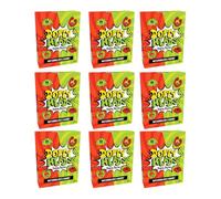 Dopey Heads | Dopey Bytes | HALAL | Watermelon & Cherry Bytes | Crunchy Bytes | Watermelon | Cherry | Tiny Candy | Pack of 9 | Weight 40g (1.41 oz) Each - Watermelon & Cherry