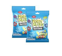 Dopey Heads | HALAL | Assorted Hard Candy | Five Flavours | Blue Raspberry | Apple | Cherry | Grape | Watermelon | Pack of 2 | Weight 198g (7 oz) Each (Assorted Hard Candy)