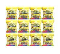 Dopey Heads | HALAL | Assorted | Sour Hard Candy | Watermelon | Strawberry | Grape | Blue Raspberry | Apple | Pack of 12 | Weight 100g Each (Assorted Sour Hard Candy)