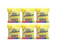 Dopey Heads | HALAL | Assorted | Sour Hard Candy | Watermelon | Strawberry | Grape | Blue Raspberry | Apple | Pack of 6 | Weight 100g Each (Assorted Sour Hard Candy)
