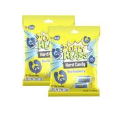 Dopey Heads | HALAL | Blue Raspberry | Original Hard Candy | Pack of 2 | Weight 198g (7 oz) Each - Blue Raspberry Hard Candy