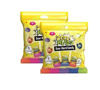 Dopey Heads | Hard Candy | HALAL | Assorted | Hard Candy | Sour Hard Candy | Watermelon | Strawberry | Grape | Blue Raspberry | Apple | Pack of 2 | Weight 100g Each (Assorted Sour Hard Candy)