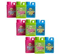 Dopey Heads | Powder Bubble Gum | HALAL | Blue Raspberry | Cotton Candy | Sour Apple | Flavoured Bubble Gum | Fruit Flavour | Sweet Gum Powder | 40g (1.41oz) Each | 3 Flavours (Pack of 9)
