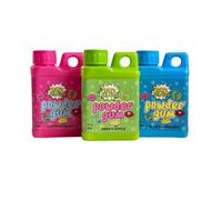 Dopey Heads | Powder Bubble Gum | HALAL | Blue Raspberry | Cotton Candy | Sour Apple | Flavoured Powder Gum | Fruit Flavour | Sweet Gum Powder | 40g (1.41oz) Each | 3 Flavours (Pack of 3)