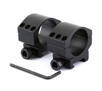 Dophee 2x30mm Low Profile Heavy Duty Rifle Scope Mount Rings with 6 Bolts for Picatinny Rail