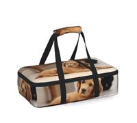 DOPKLNA Cocker Spaniel Puppy Small Spaniel Dogs Pets, Insulated Casserole Carrier for Hot or Cold Food, Portable Tote Lunch Bag for Picnic