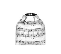 DOPKLNA Musical Notes On The Clef, Insulated Lunch Bag - Portable Roll Top Cool Bag, Reusable Cooler for Women & Men