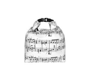 DOPKLNA Musical Notes On The Clef, Insulated Lunch Bag - Portable Roll Top Cool Bag, Reusable Cooler for Women & Men