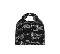 DOPKLNA Notes Music Melody, Insulated Lunch Bag - Portable Roll Top Cool Bag, Reusable Cooler for Women & Men