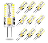 DOPKUSS 12V Light Bulb LED G4 Base Fixture Daylight White 6000K Equivalent to 20~25Watt Halogen Led Replacement for Landscape Lighting/Rv/Under Cabinet/Recessed Lamp (10pack)