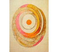 Doppelganger33 LTD Bohemian Style Abstract Dreamcatcher Concentric Circles In Soft Pastel Colours Large Wall Art Poster Print Thick Paper 18X24 Inch