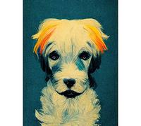 Doppelganger33 LTD Border Terrier Dog Large Wall Art Poster Print Thick Paper 18X24 Inch