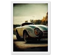 Doppelganger33 LTD Classic Sports Car Cinematic Beauty Shot Nostalgic Print Artwork Framed A3 Wall Art Print
