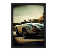 Doppelganger33 LTD Classic Sports Car Cinematic Beauty Shot Nostalgic Print Artwork Framed Wall Art Print 18X24 Inch