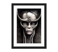 Doppelganger33 LTD Gothic Fantasy Alien Art Artwork Framed Wall Art Print 18X24 Inch