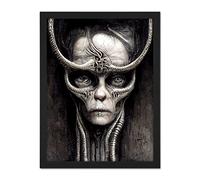 Doppelganger33 LTD Gothic Fantasy Alien Art Artwork Framed Wall Art Print 18X24 Inch