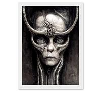 Doppelganger33 LTD Gothic Fantasy Alien Art Artwork Framed Wall Art Print A4