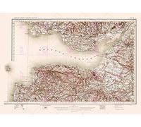 Doppelganger33 LTD Map Antique 1902 Os Uk Bristol Channel Old Large Replica Poster Print