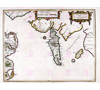 Doppelganger33 LTD Map Blaeu Scotland 1654 Isle Bute Old Large Replica Poster Print