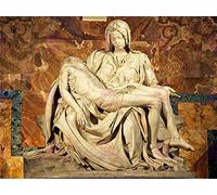 Doppelganger33 LTD Michelangelo Pieta 1499 Old Master Painting Large Art Print Poster Wall Decor 18x24 inch