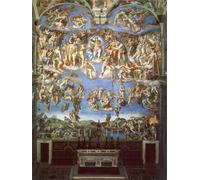 Doppelganger33 LTD Michelangelo The Last Judgement 1541 Old Master Painting Large Art Print Poster Wall Decor 18x24 inch