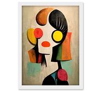 Doppelganger33 LTD Minimalist Abstract Pop Art Portrait Artwork Framed A3 Wall Art Print