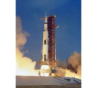 Doppelganger33 LTD NASA Apollo 11 Saturn V Rocket 1969 Launch Moon MIssion Photo Extra Large XL Wall Art Poster Print